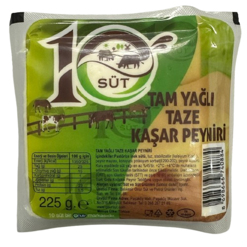 KASHKAVAL (KASAR/EDAM/KASSERI) TOAST CHEESE 225G BLOCK ONUR (TURKISH)
