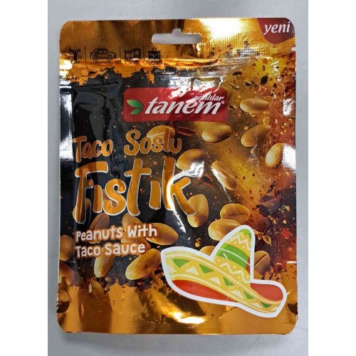 PEANUT KERNEL TACO FLAVOURED 180G TANEM (TURKISH) PEANUT KERNEL TACO FLAVOURED 180G TANEM (TURKISH)