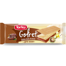 WAFER WITH COCOA & PLAIN CREAM 142G TORKU (TURKISH)